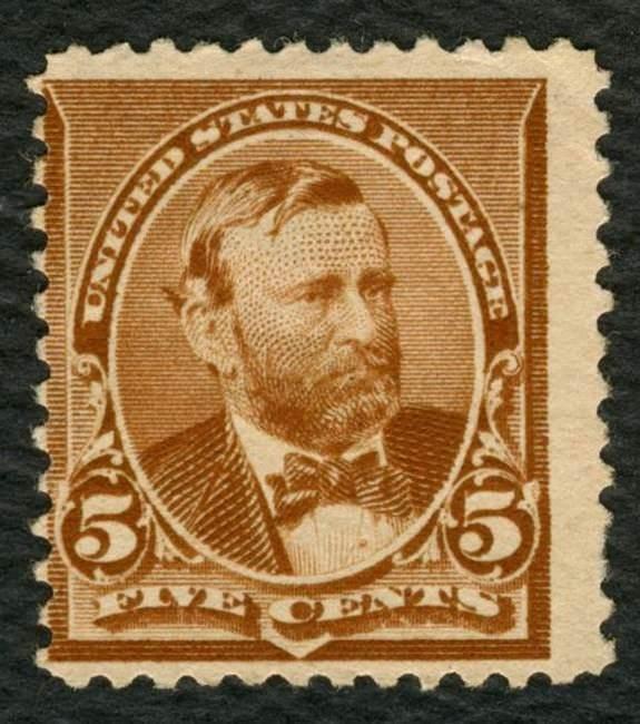 #223 5c Grant, Unused No Gum H**ANY 4=FREE SHIPPING**