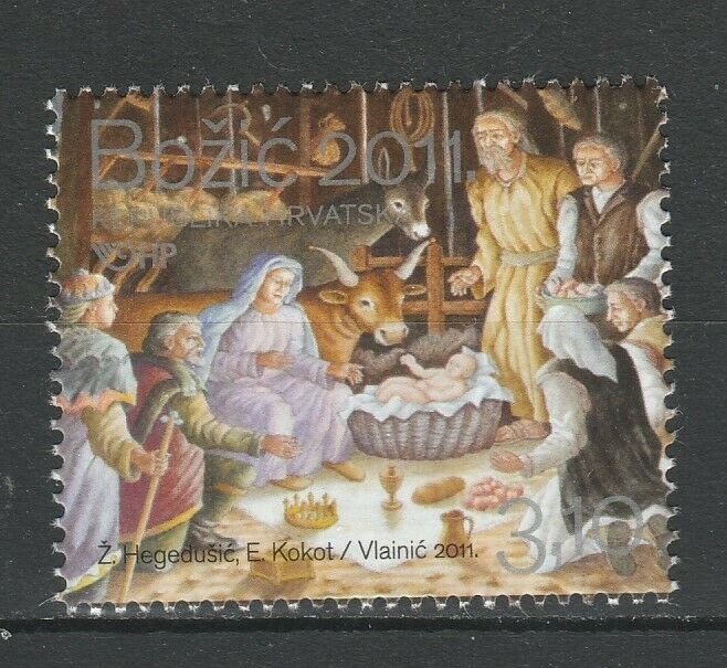 Croatia 2011 Christmas MNH stamp