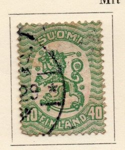 Finland 1928-29 Early Issue Fine Used 40p. NW-214493