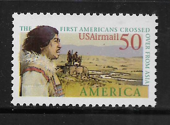 UNITED STATES, C132, MNH, FIRST AMERICANS CROSSED OVER FROM ASIA