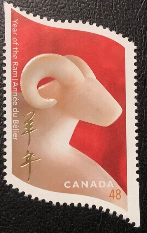 2003 CANADA. Lunar Year of the Lamb. Sc #1969. NHM-