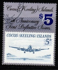 COCOS (KEELING) ISLANDS SG230 1990 SURCHARGE FINE USED