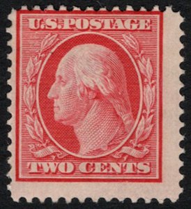 US #332 F/VF mint hinged, great color, nice stamp