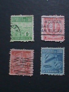 ​CUBA-VERY OLD CUBA CIGARS FACTORY STAMPS USED- VF WE SHIP TO WORLD WIDE.