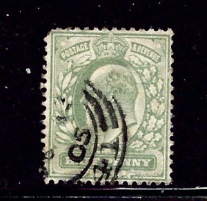 Great Britain 143 Used 1904 issue / short corner perf