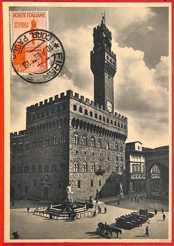 aa3372 - ITALY - POSTAL HISTORY -  MAXIMUM CARD  - 1948  Architecture