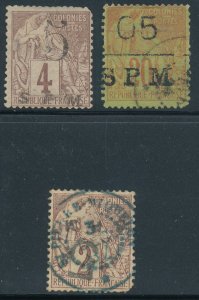 ST PIERRE & MIQUELON (9-11), F-VF - 424685