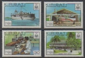 1980 Kiribati 349-352 Airplanes and ships