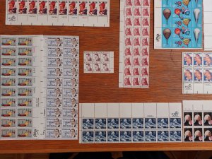 USA 1970-1990. Postage: stamps, sheets, booklets, valid Face value 100 $ (Lot52)
