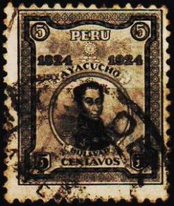 Peru. 1924 5c S.G.443 Fine Used