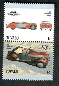 Tuvalu #414 Classic Cars Mint Hinged single