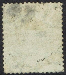 TURKS ISLANDS 1881 QV 6D WMK CROWN CC SIDEWAYS USED