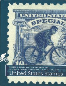 United States Rare Stamps, Robert A. Siegel, Sale 975, June 23-25, 2009