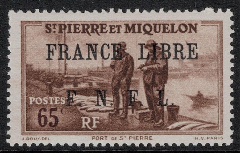 St. Pierre 1942 SC 235 Set NH -  France Libre