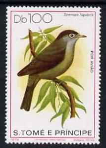 St Thomas & Prince Is 1979 Air 100d Black-Capped Spei...