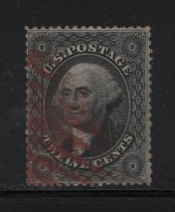 36 VF  used neat Red cancel with nice color ! see pic !