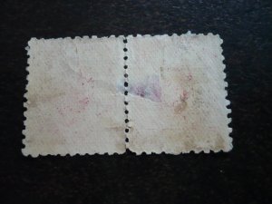 Stamps - New Zealand - Scott# 99 - Used Pair of Stamps
