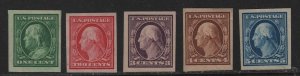 343 - 347 Set VF-XF OG 4 cent LH others never hinged with nice color ! see pic !
