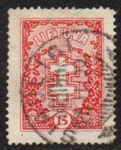 Lithuania Sc #214 Used