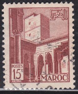French Morocco 275 Patio Scene, Oudayas 1951