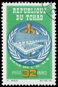 Chad SC 127 - WHO Headquarters Geneva - CTO - 1966