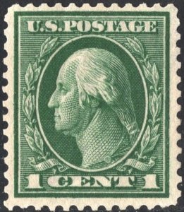 SC#405 1¢ Washington Single (1912) MNH