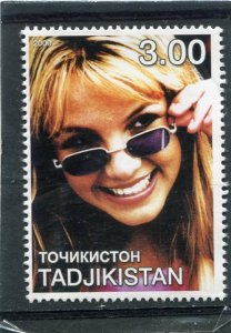 Tajikistan 2000 BRITNEY SPEARS Stamp Perforated Mint (NH)