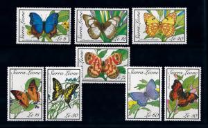[70608] Sierra Leone 1989 Insects Butterflies  MNH 