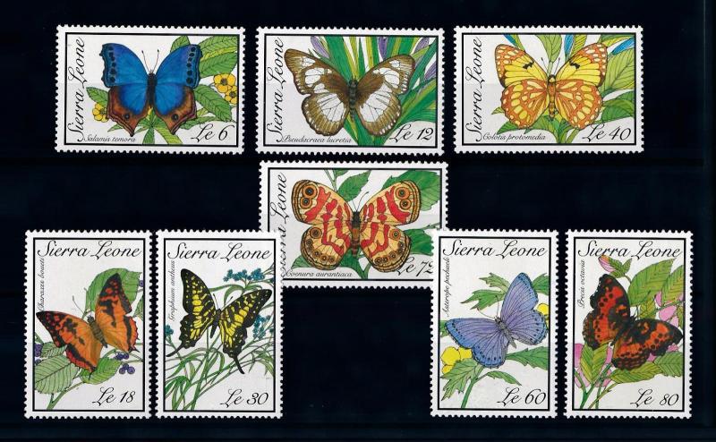 [70608] Sierra Leone 1989 Insects Butterflies  MNH