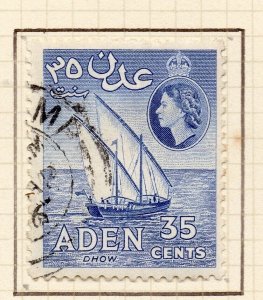 Aden 1953 Early Issue Fine Used 35c. NW-157862