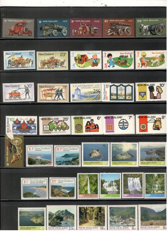 NEW ZEALAND COLLECTION ON STOCK SHEET, ALL MINT, MOSTLY MNH