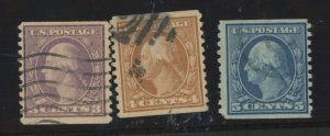 United States #494-6 Used Multiple