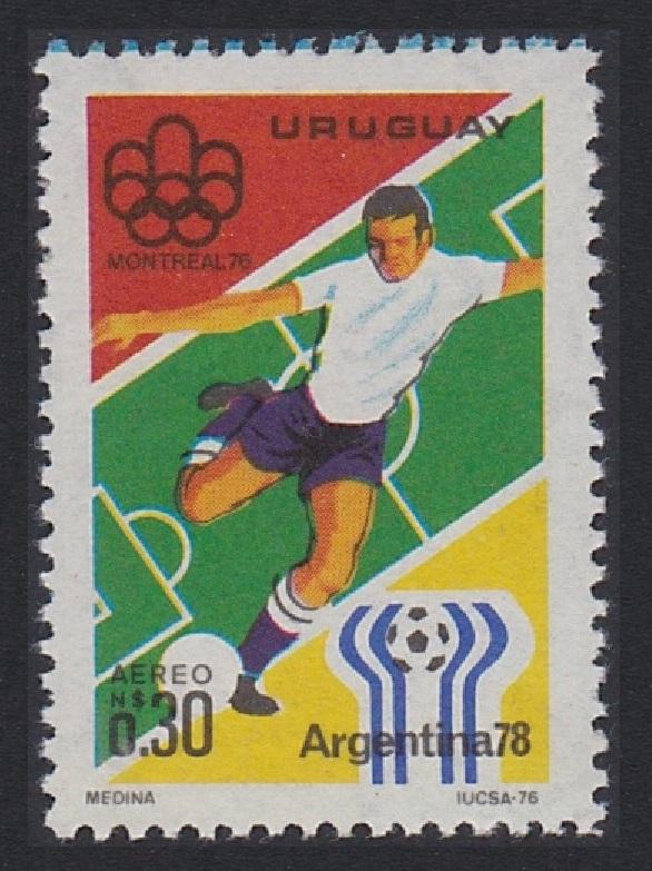 Uruguay Football player MI#1406 SC#C422a