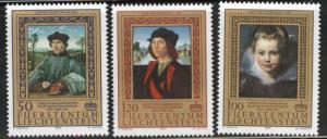 LIECHTENSTEIN Scott 817-819 MNH** 1985 ART sett