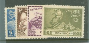 Dominica #116-119 Mint (NH) Single (Complete Set)