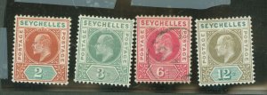 Seychelles #38-41 Unused