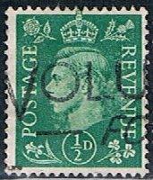 UK 258, 1/2p George VI, used, VF