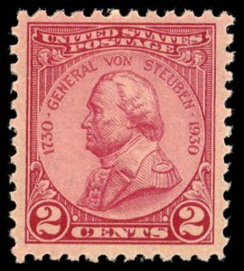 US Sc 689 MNH - 1930 2¢ - Gen. von Steuben - See Desc.