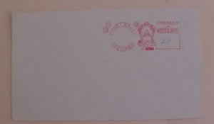 HONDURAS SPECIMEN PB METER ON CARD 