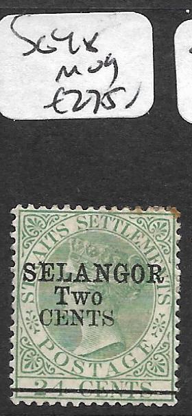 MALAYA SELANGOR (P0712B) QV 2C/24C    SG 48  MOG