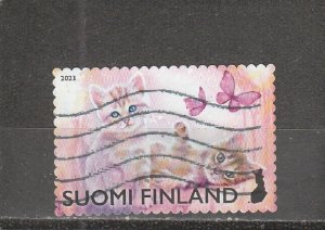 Finland  Scott#  1685  Used  (2023 Cats and Butterflies)