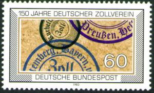 Germany Scott 1407 MNH** 1983 Postmark stamp