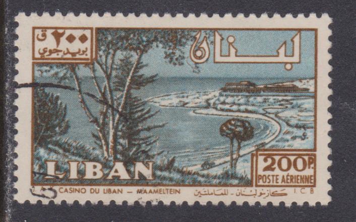 Lebanon Airmail # C302 , Maameltein Casino , F-VF used - I Combine S/H