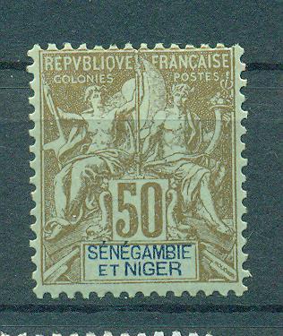 Senegambia & Niger sc# 11 mh cat value $45.00