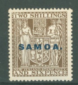 Samoa (Western Samoa) #156  Single