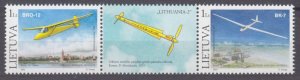 2003 Lithuania 833-834Tab Airplanes