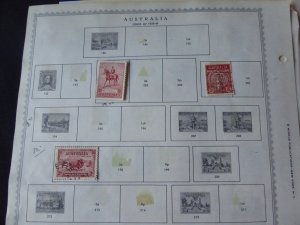 Australia 1909-1974 Stamp Collection on Album Pages