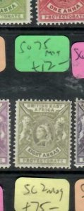 BRITISH EAST AFRICA  (PP0807B)  QV LION 8 A  SG 75     MOG 