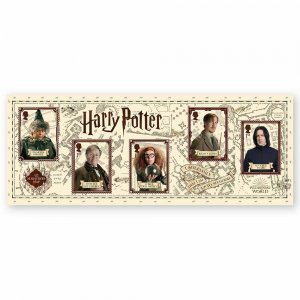 Royal Mail - Harry Potter - UV Light Illumination sheet of 5 stamps - Mint