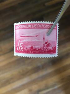 1936 Zeppelin,LZ 127 Graf Zeppelin,Hindenburg,Liechtenstein,M149,CV€260/$325,MNH